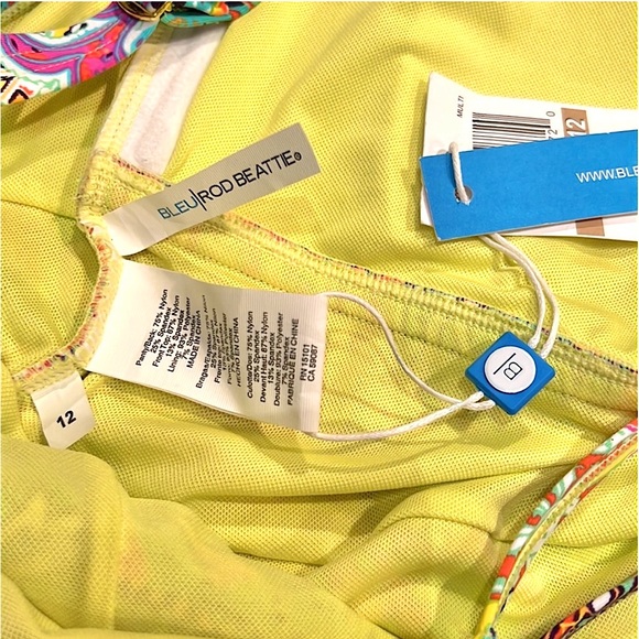 Rod Bleu Beattie Bohemian High Neck Mio Keyhole One Piece - Picture 13 of 14